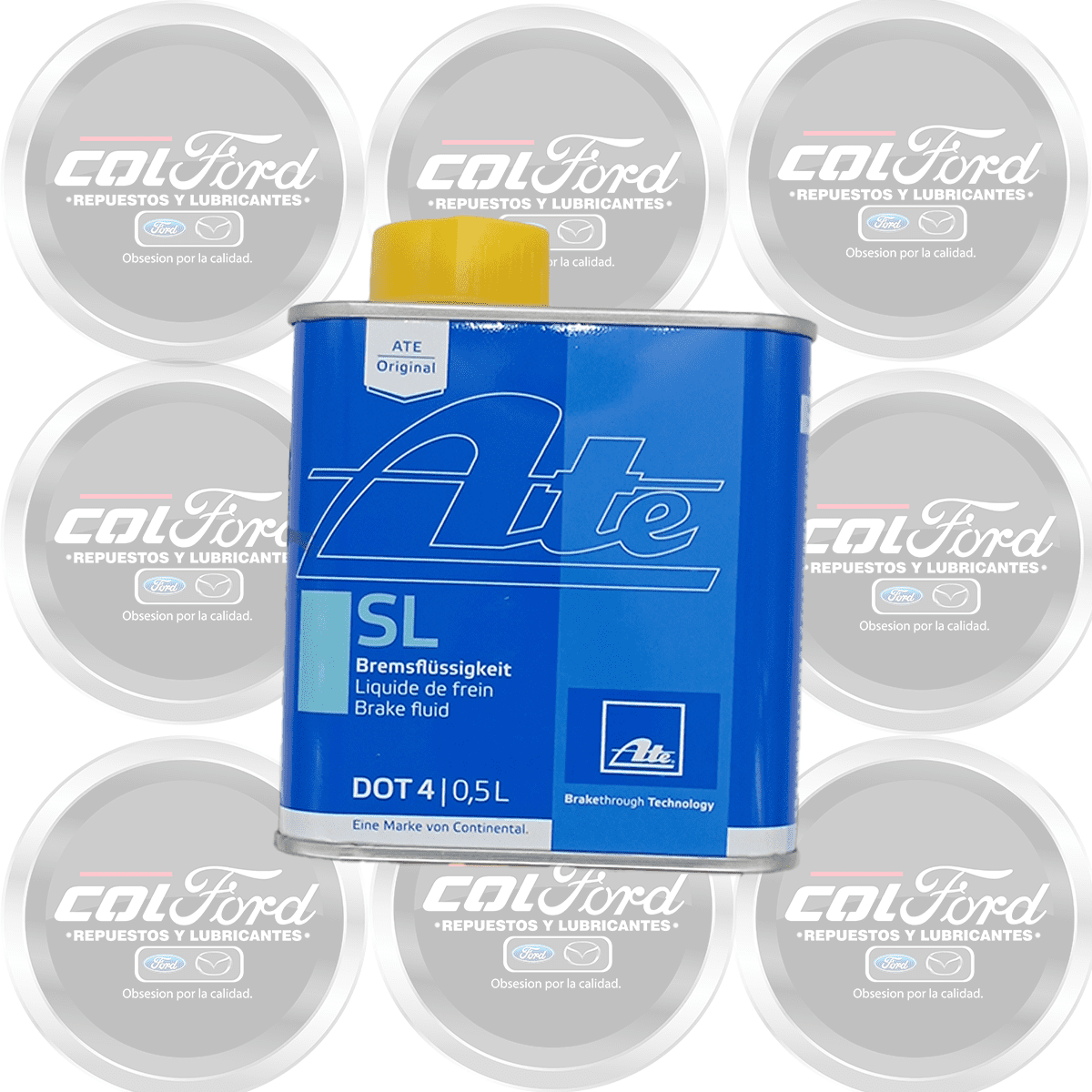 Liquido Para Frenos Aleman - Marca: Ate - Dot4 Sl - 500ml