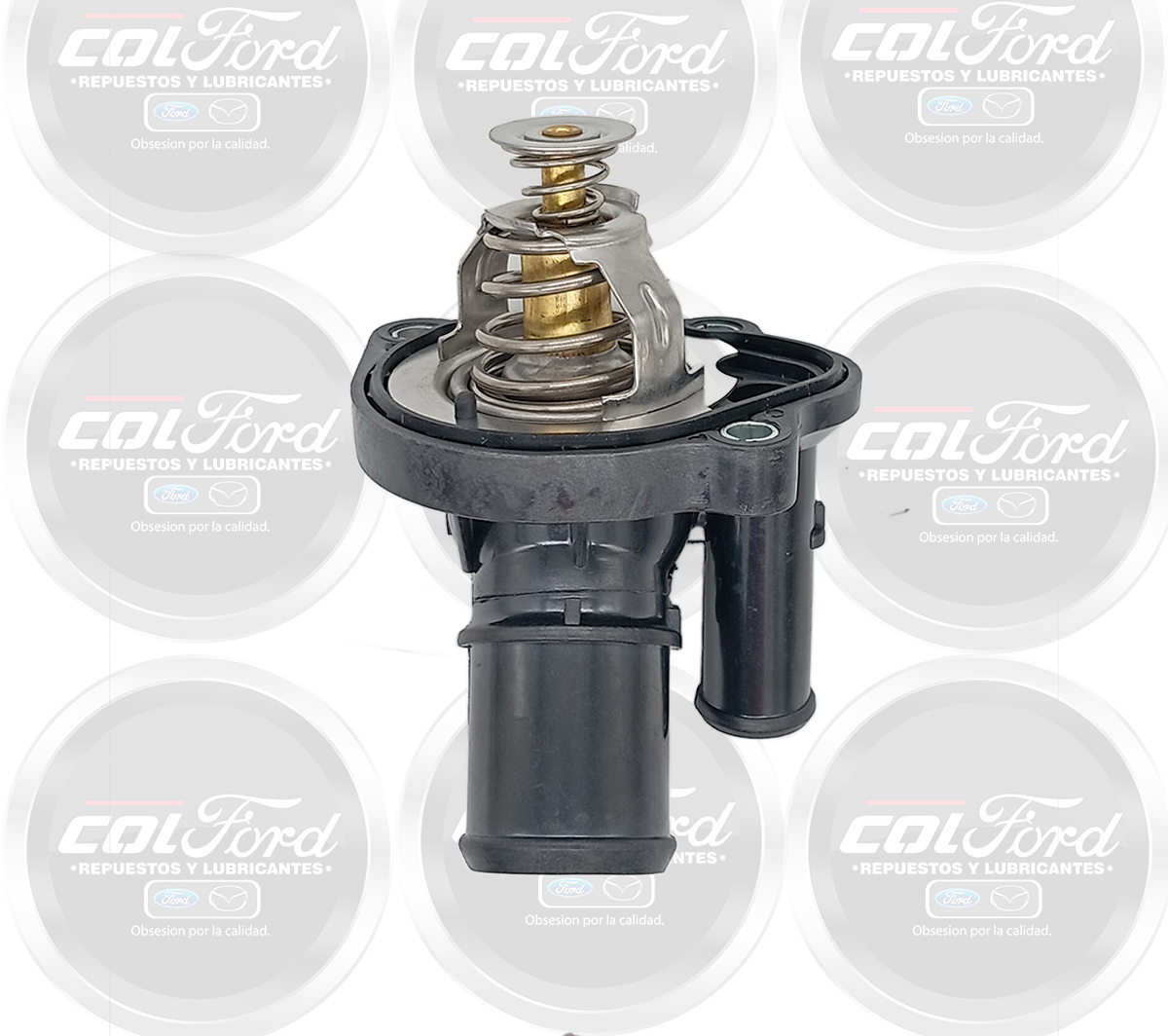 TERMOSTATO Y CARCAZA FORD ECOSPORT 2.0, FORD ESCAPE 2.0, FORD FUSION 2.0 DEL 2008 AL 2012 MARCA OSSA.